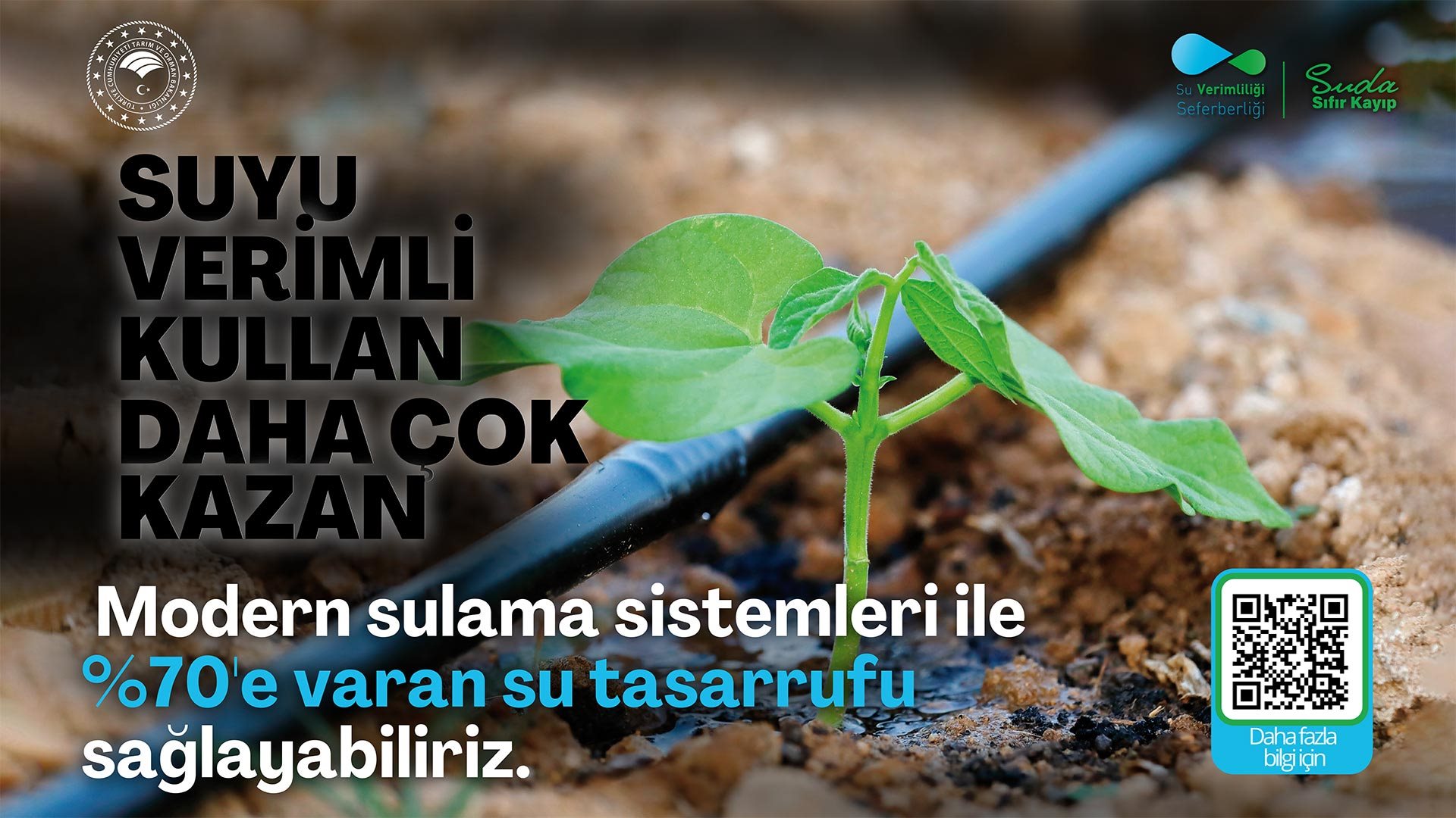 Tarımsal Su Verimliliği Billboard