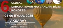 6. Ulusal Laboratuvar Hayvanları Bilimi Kongresi Aksaray'da Düzenlendi
