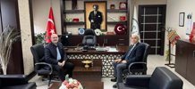 Burdur Ak Parti Milletvekili Prof. Dr. Adem Korkmaz, Bölge Müdürümüz  Osman Erkan'ı makamında ziyaret etti