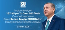 563 TESİS HİZMETE ALINIYOR