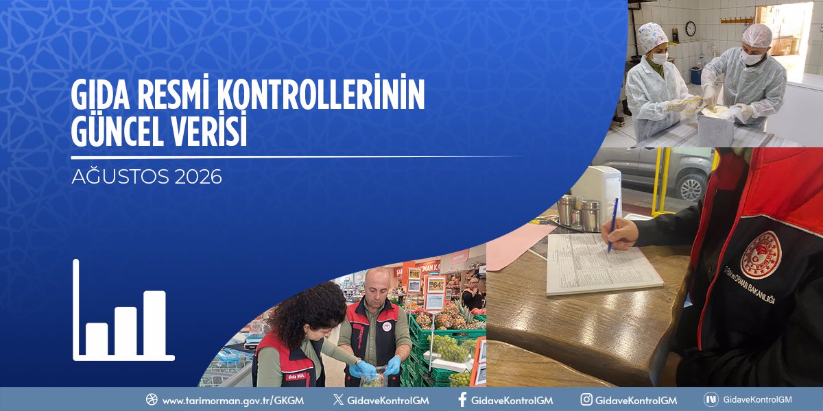 Gıda Resmi Kontrollerinin Güncel Verisi