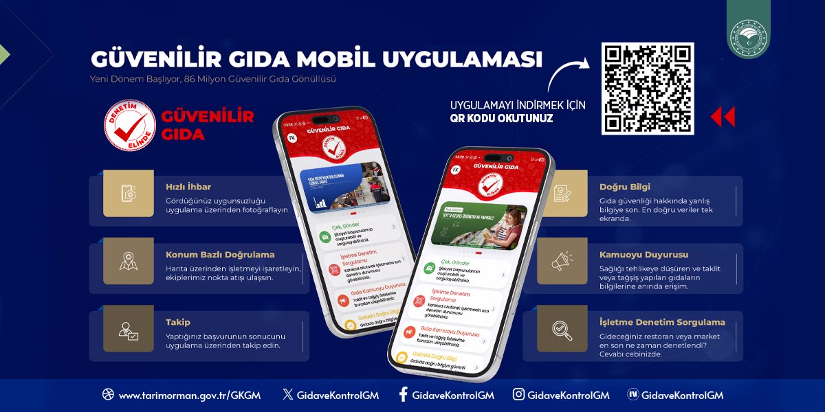Güvenilir Gıda Mobil Uygulamasını Kullanıma Sunuldu