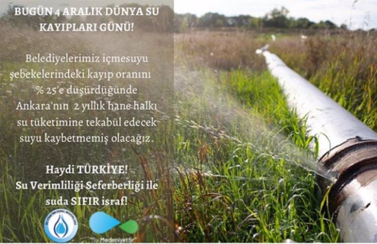 BUGÜN DÜNYA SU KAYIPLARI GÜNÜ!