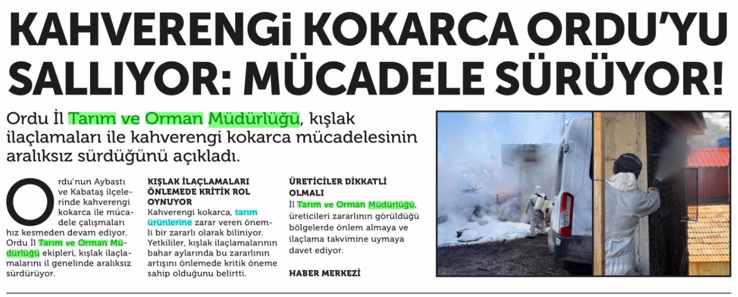 MÜCADELE ÇALIŞMALARI HIZ KESMEDEN DEVAM EDİYOR